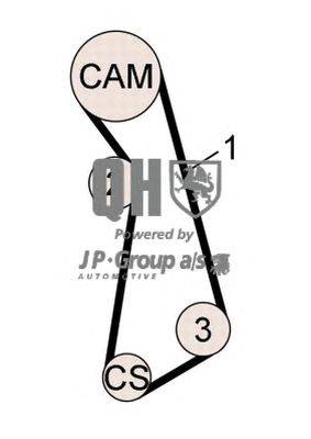 Комплект ремня ГРМ JP GROUP QBK268