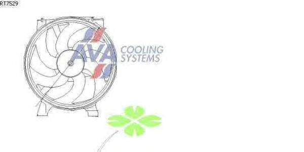 Вентилятор, охлаждение двигателя KAGER 322337