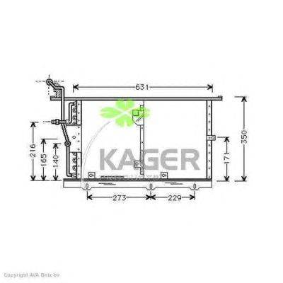 Конденсатор, кондиционер KAGER 94-5788