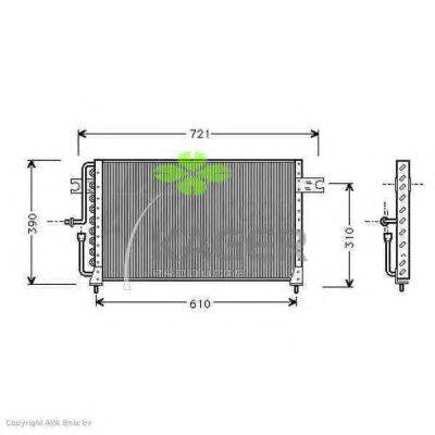 Конденсатор, кондиционер KAGER 94-5973