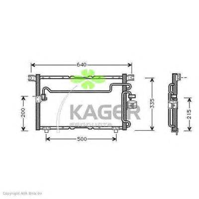 Конденсатор, кондиционер KAGER 94-6238