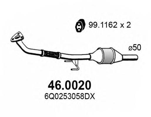 Катализатор ASSO 460020