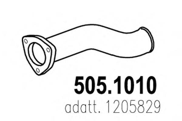 Труба выхлопного газа ASSO 505.1010