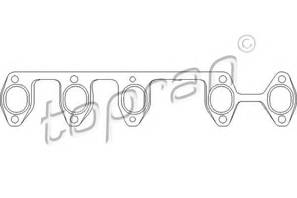 Прокладка, выпускной коллектор TOPRAN 112402