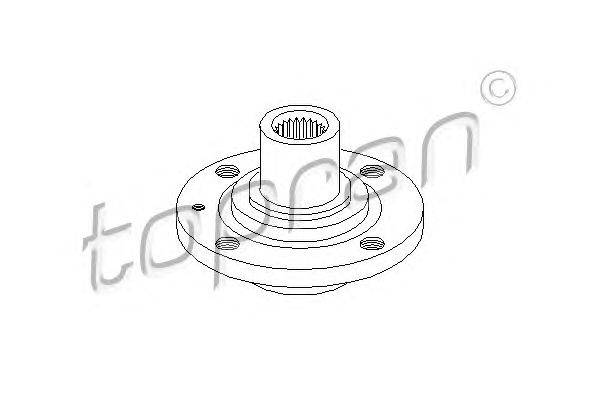 Ступица колеса TOPRAN 104 186