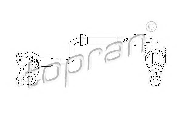 Датчик, частота вращения колеса TOPRAN 501454