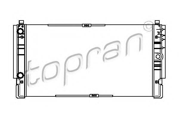 Радиатор, охлаждение двигателя TOPRAN 113326
