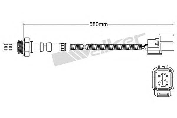 Лямбда-зонд WALKER PRODUCTS 250-24498