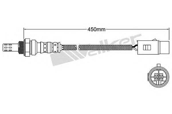 Лямбда-зонд WALKER PRODUCTS 250-24091