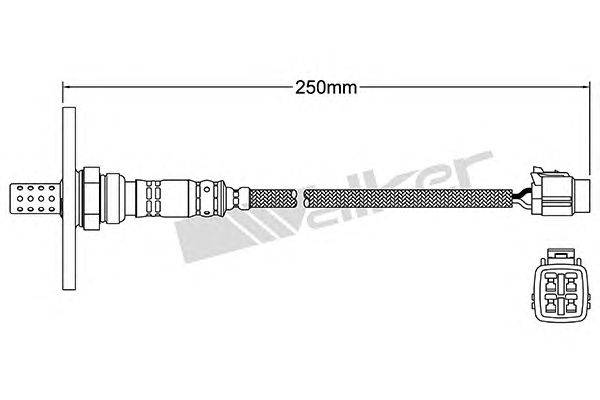 Лямбда-зонд WALKER PRODUCTS 250-24059