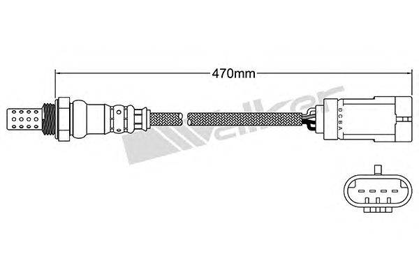 Лямбда-зонд WALKER PRODUCTS 250-24585