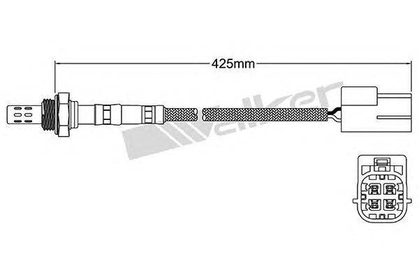 Лямбда-зонд WALKER PRODUCTS 250-24985