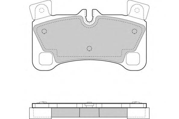 Комплект тормозных колодок, дисковый тормоз E.T.F. 24296