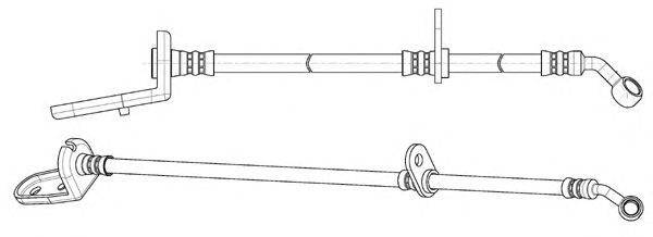 Тормозной шланг CEF 512853