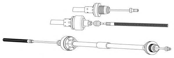 Трос, управление сцеплением CEF OP01160