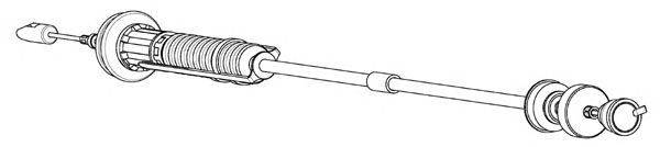 Трос, управление сцеплением CEF PU01147