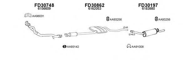 Система выпуска ОГ VENEPORTE 300447