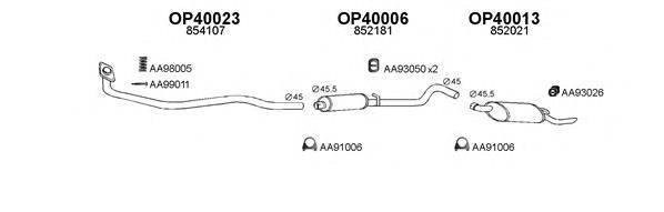 Система выпуска ОГ VENEPORTE 400084