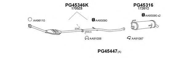 Система выпуска ОГ VENEPORTE 450042