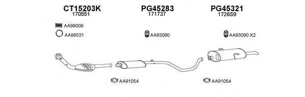 Система выпуска ОГ VENEPORTE 450208