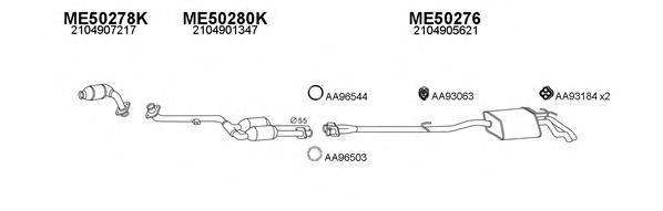 Система выпуска ОГ VENEPORTE 500105
