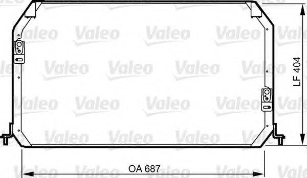 VALEO (НОМЕР: 814282) Конденсатор, кондиционер