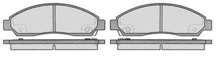 Комплект тормозных колодок, дисковый тормоз RAICAM 411.0