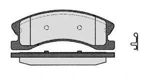 Комплект тормозных колодок, дисковый тормоз RAICAM 878.0