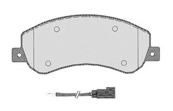 Комплект тормозных колодок, дисковый тормоз RAICAM 24484