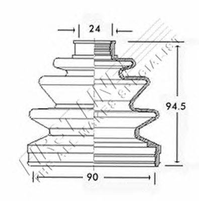 Пыльник, приводной вал FIRST LINE FCB2208