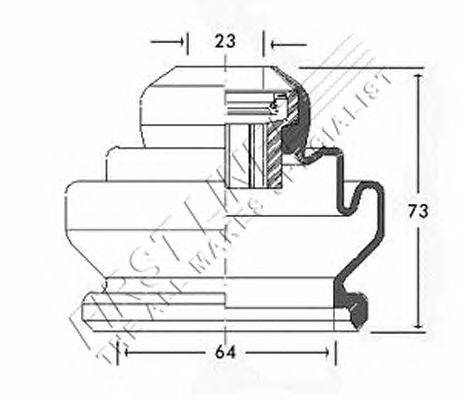 Пыльник, приводной вал FIRST LINE FCB2440