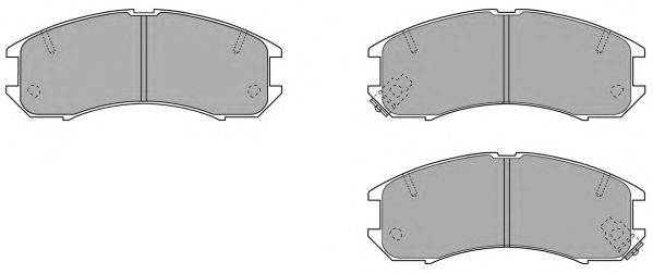 Комплект тормозных колодок, дисковый тормоз FREMAX FBP0740