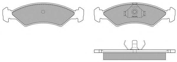 Комплект тормозных колодок, дисковый тормоз FREMAX FBP-0459