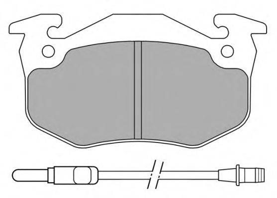 Комплект тормозных колодок, дисковый тормоз FREMAX FBP-0477
