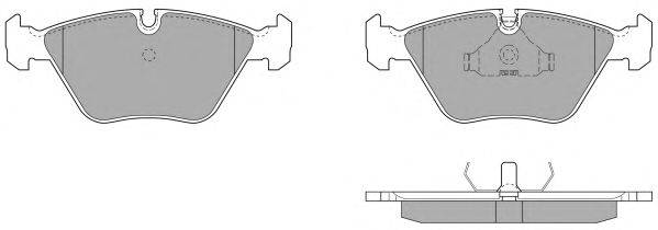 Комплект тормозных колодок, дисковый тормоз FREMAX FBP-0625
