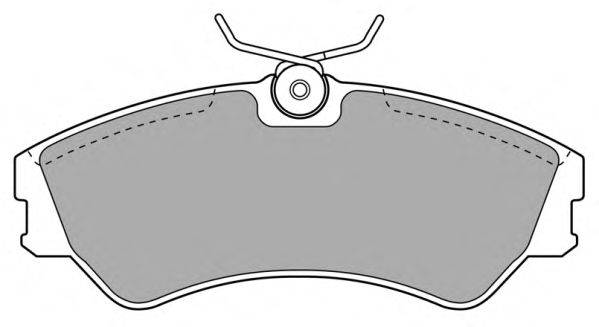 Комплект тормозных колодок, дисковый тормоз FREMAX FBP-0818