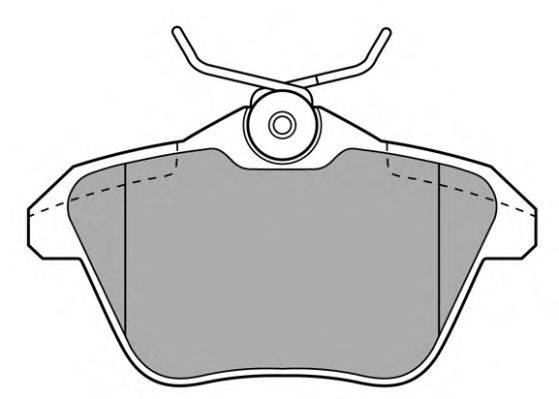 Комплект тормозных колодок, дисковый тормоз FREMAX FBP0894