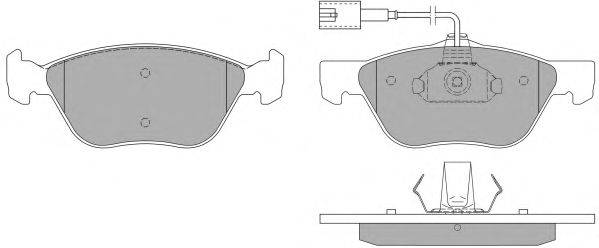 Комплект тормозных колодок, дисковый тормоз FREMAX FBP-0972-01