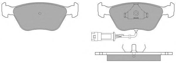 Комплект тормозных колодок, дисковый тормоз FREMAX FBP102801