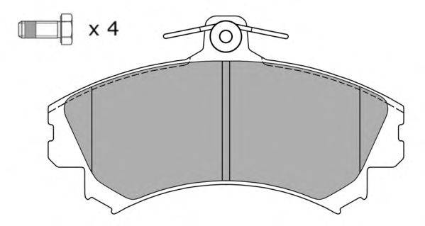 Комплект тормозных колодок, дисковый тормоз FREMAX 21920