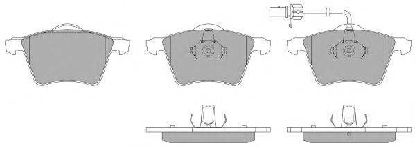Комплект тормозных колодок, дисковый тормоз FREMAX FBP-1149-01