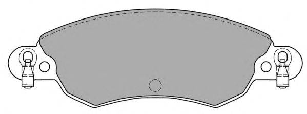Комплект тормозных колодок, дисковый тормоз FREMAX 23276