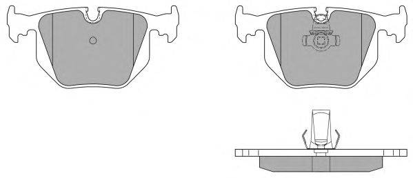 Комплект тормозных колодок, дисковый тормоз FREMAX FBP1334