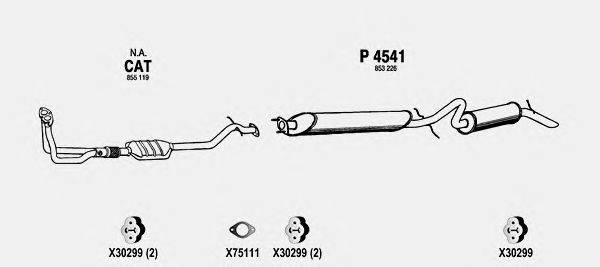 Система выпуска ОГ FENNO OP440