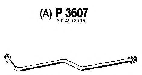 Труба выхлопного газа FENNO P3607