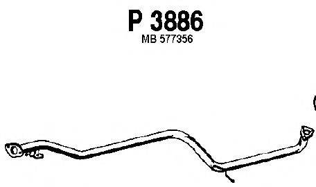 Труба выхлопного газа FENNO P3886