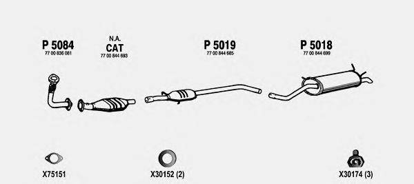 Система выпуска ОГ FENNO RE203