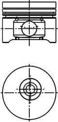 Поршень KOLBENSCHMIDT 40638600