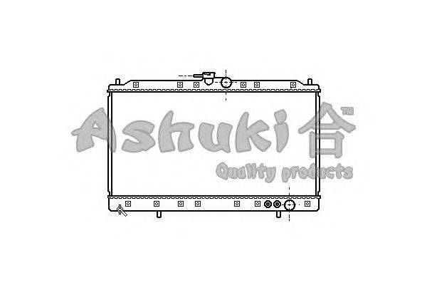 Радиатор, охлаждение двигателя ASHUKI C557-49