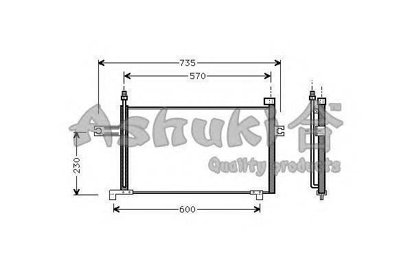 Конденсатор, кондиционер ASHUKI N65755